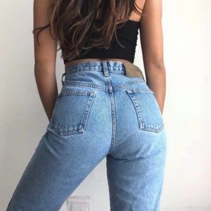 VINTAGE Calvin Klein‎ Jeans Women's High Waist Tapered Leg Mom Jeans Sz. 12